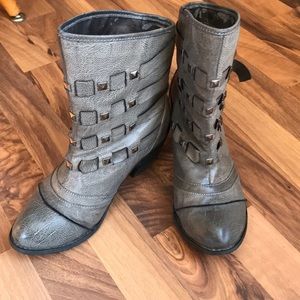 Grey Boots